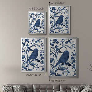 Bluebird Silhouette I Premium Framed Print - Ready to Hang