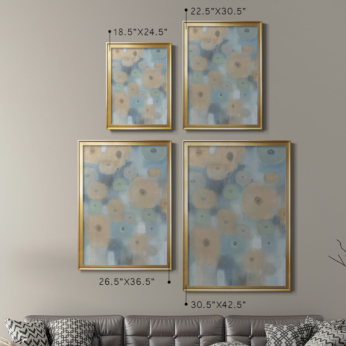 Spinning Wheels I Premium Framed Print - Ready to Hang