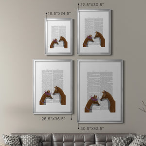 Fox Lovers Premium Framed Print - Ready to Hang