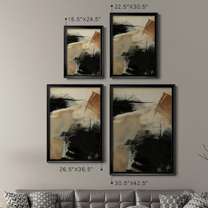 Baked Paintstrokes III Premium Framed Print - Ready to Hang