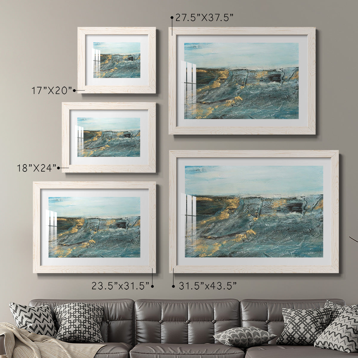 Flow of Love in Ocean I-Premium Framed Print - Ready to Hang
