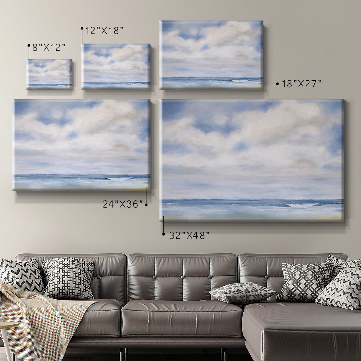 The Wave Premium Gallery Wrapped Canvas - Ready to Hang