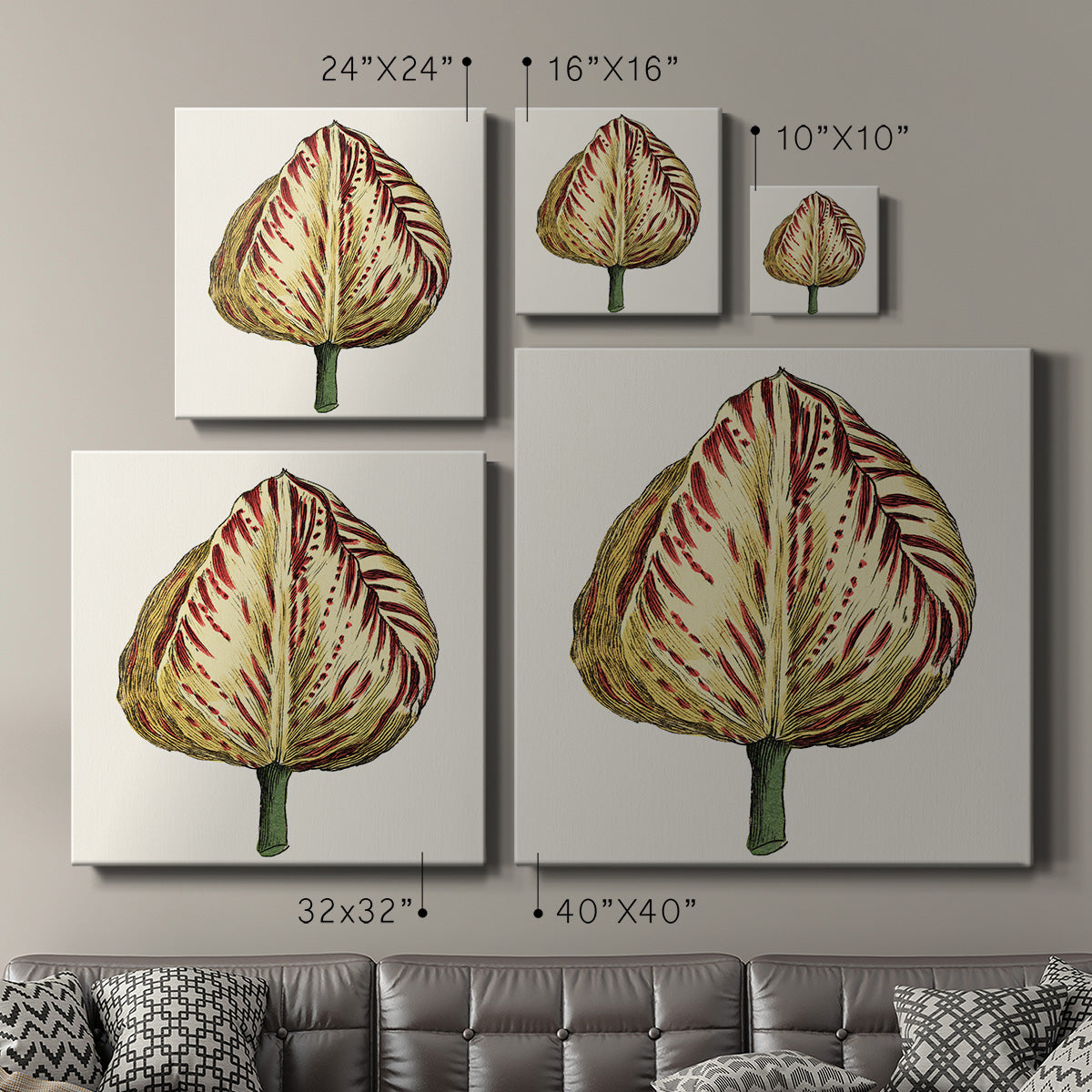 Tulip Garden IX-Premium Gallery Wrapped Canvas - Ready to Hang