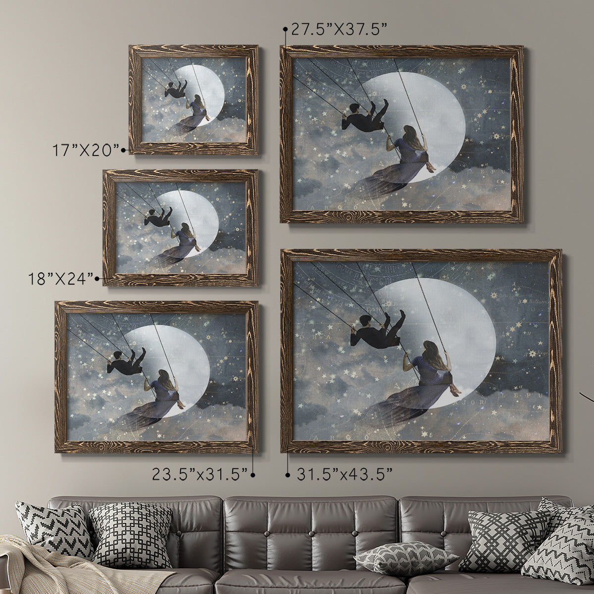 Celestial Love II-Premium Framed Canvas - Ready to Hang
