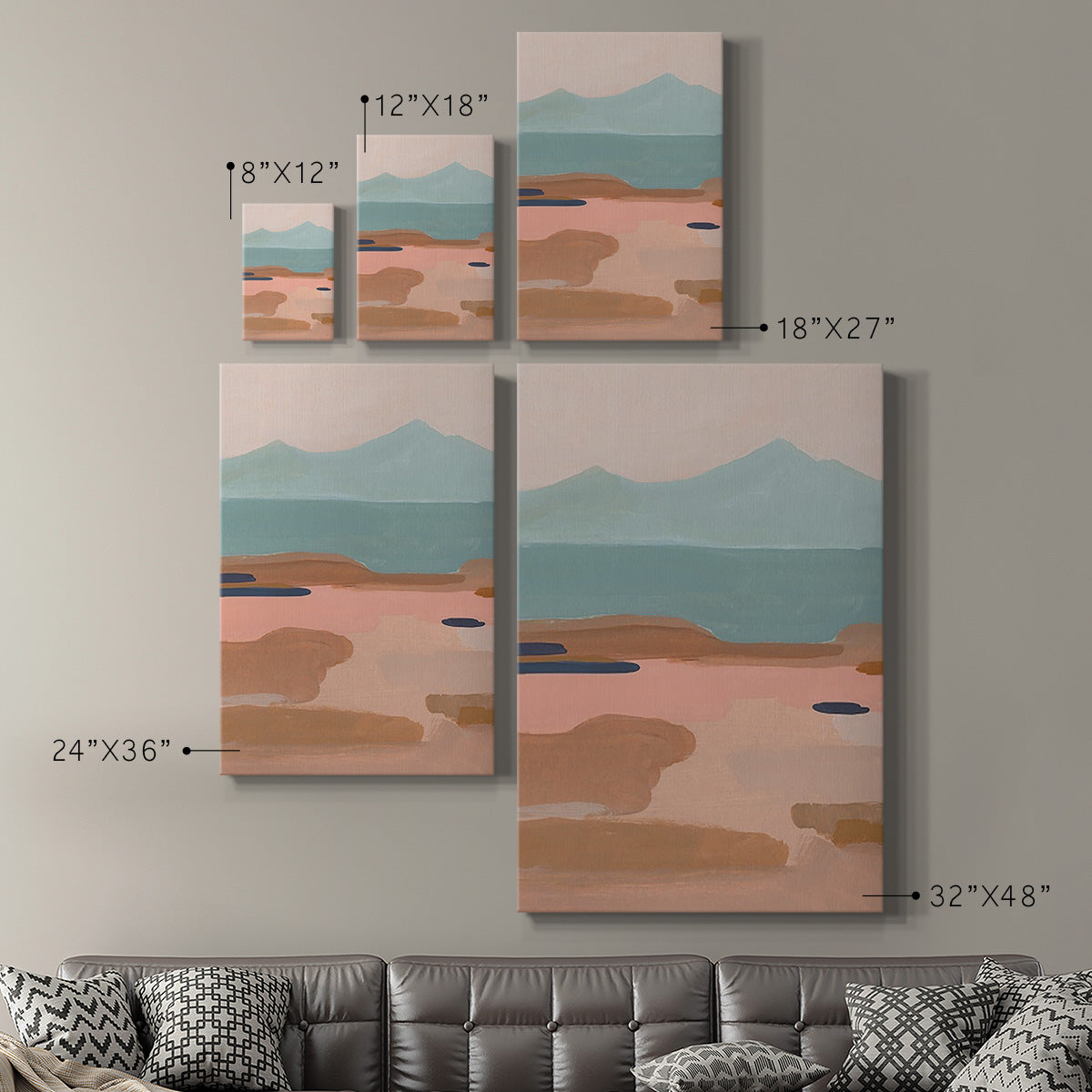 Desert Sunrise II Premium Gallery Wrapped Canvas - Ready to Hang