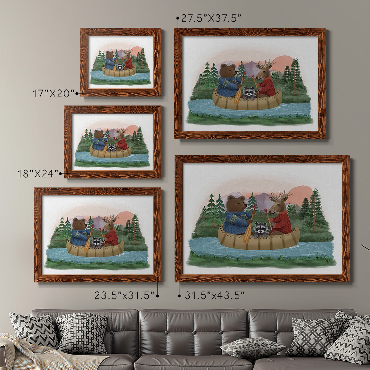 River Trip-Premium Framed Canvas - Ready to Hang