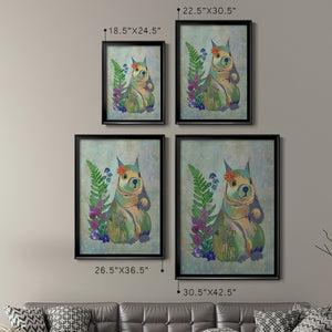 Fantastic Florals Squirrel Premium Framed Print - Ready to Hang