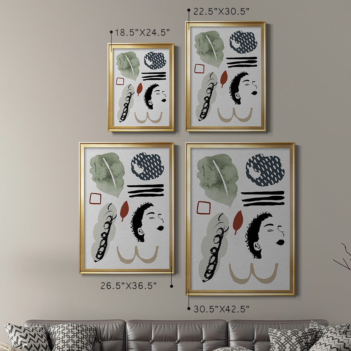 Collected Mindfulness III Premium Framed Print - Ready to Hang