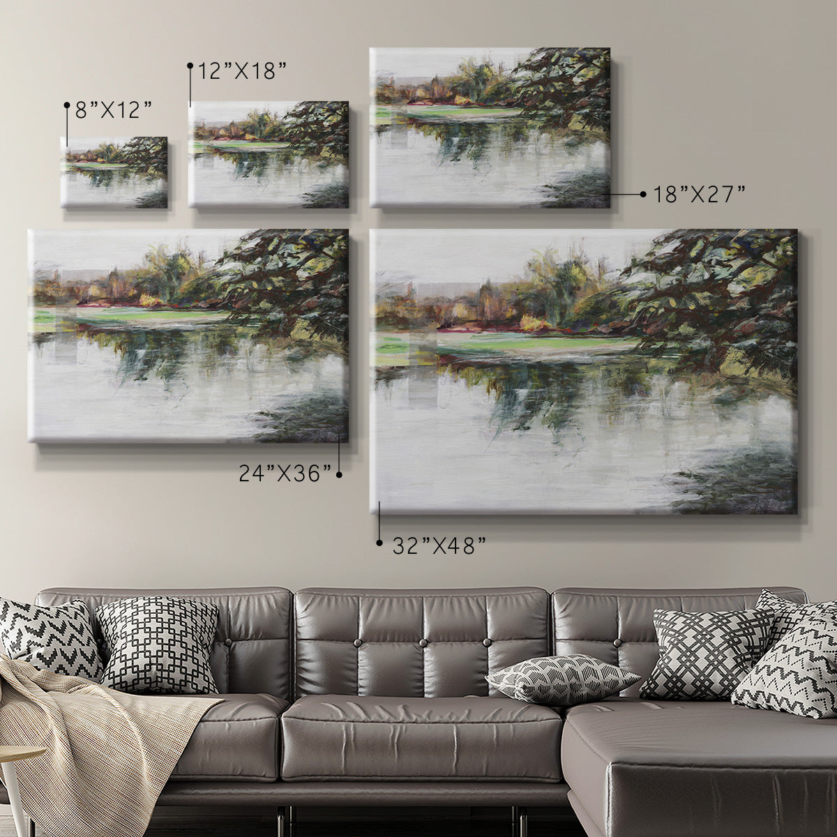 Upon Reflection Premium Gallery Wrapped Canvas - Ready to Hang