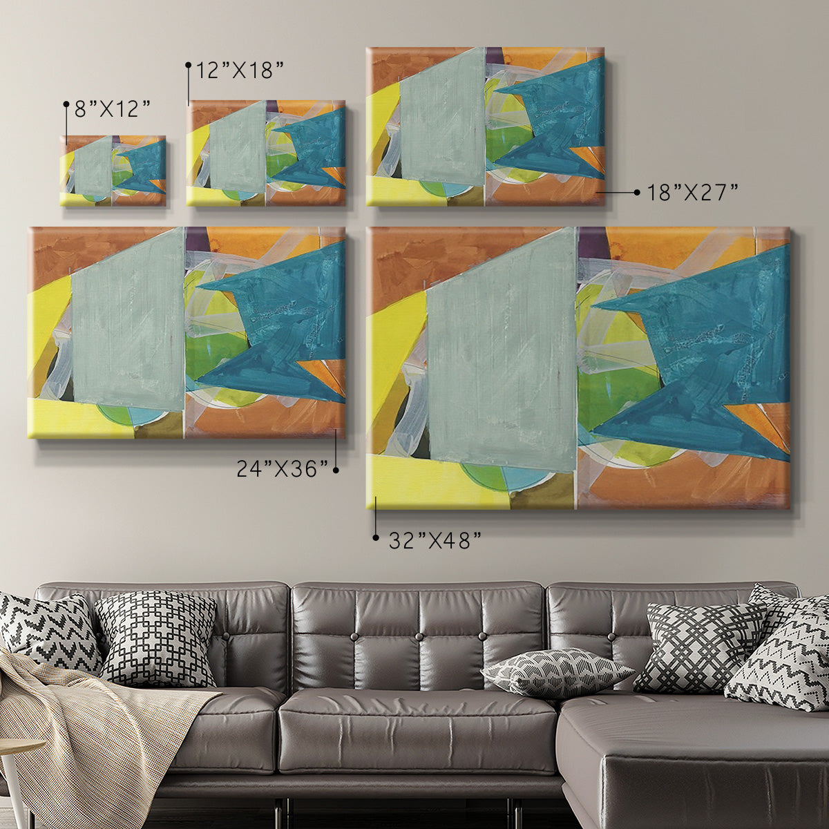 Jigsaw 2 Premium Gallery Wrapped Canvas - Ready to Hang