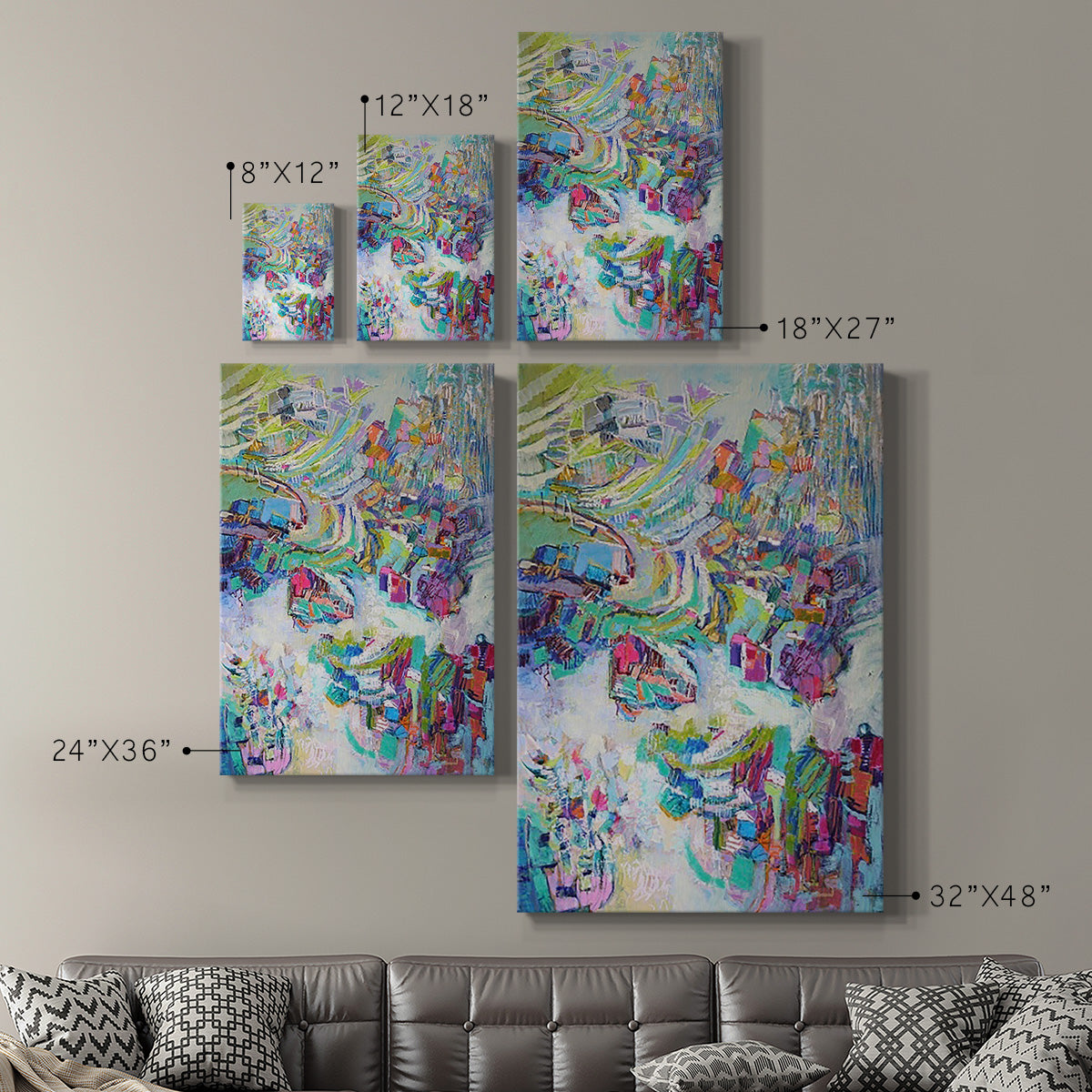 Gathering up the Goddess II Premium Gallery Wrapped Canvas - Ready to Hang
