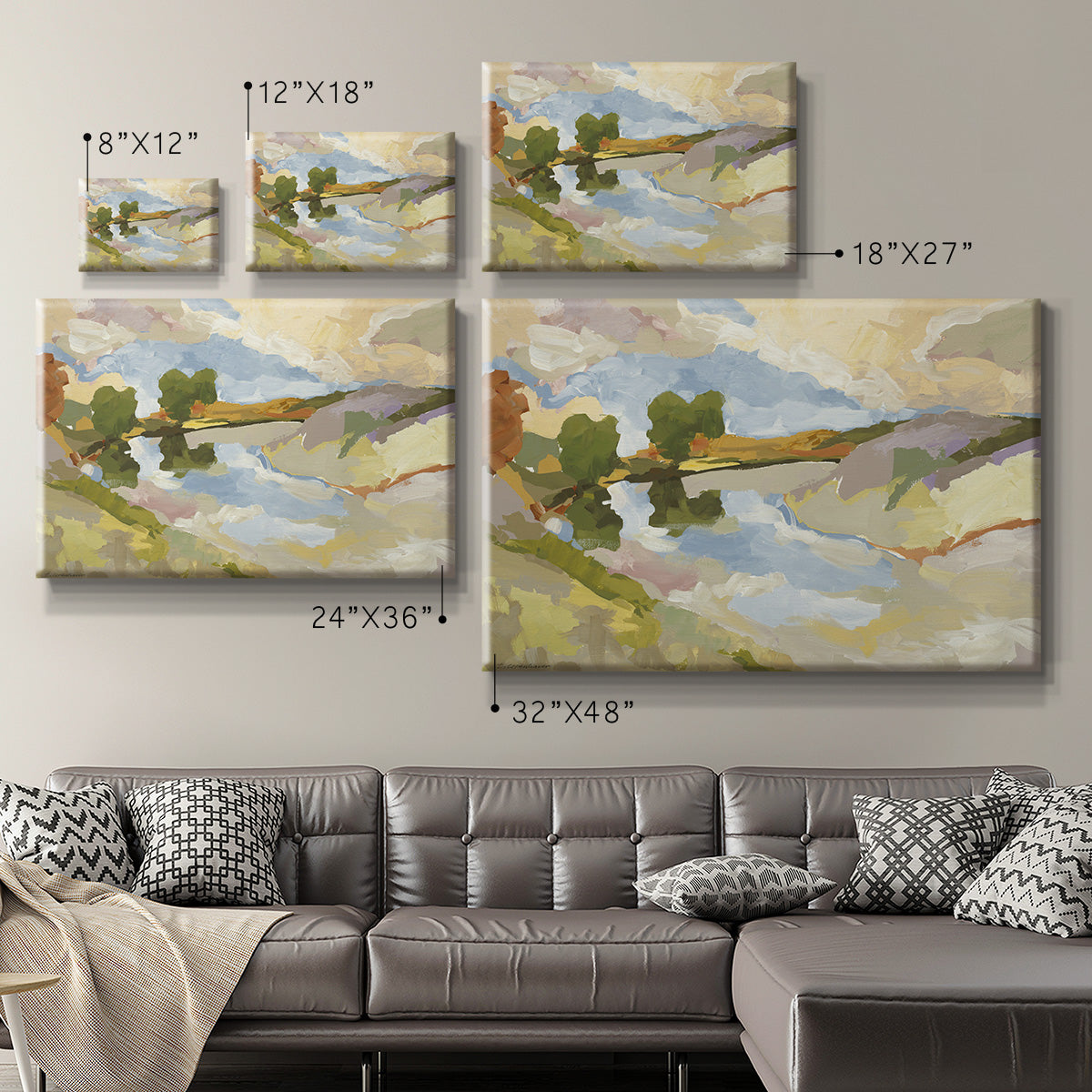 Uplands I Premium Gallery Wrapped Canvas - Ready to Hang