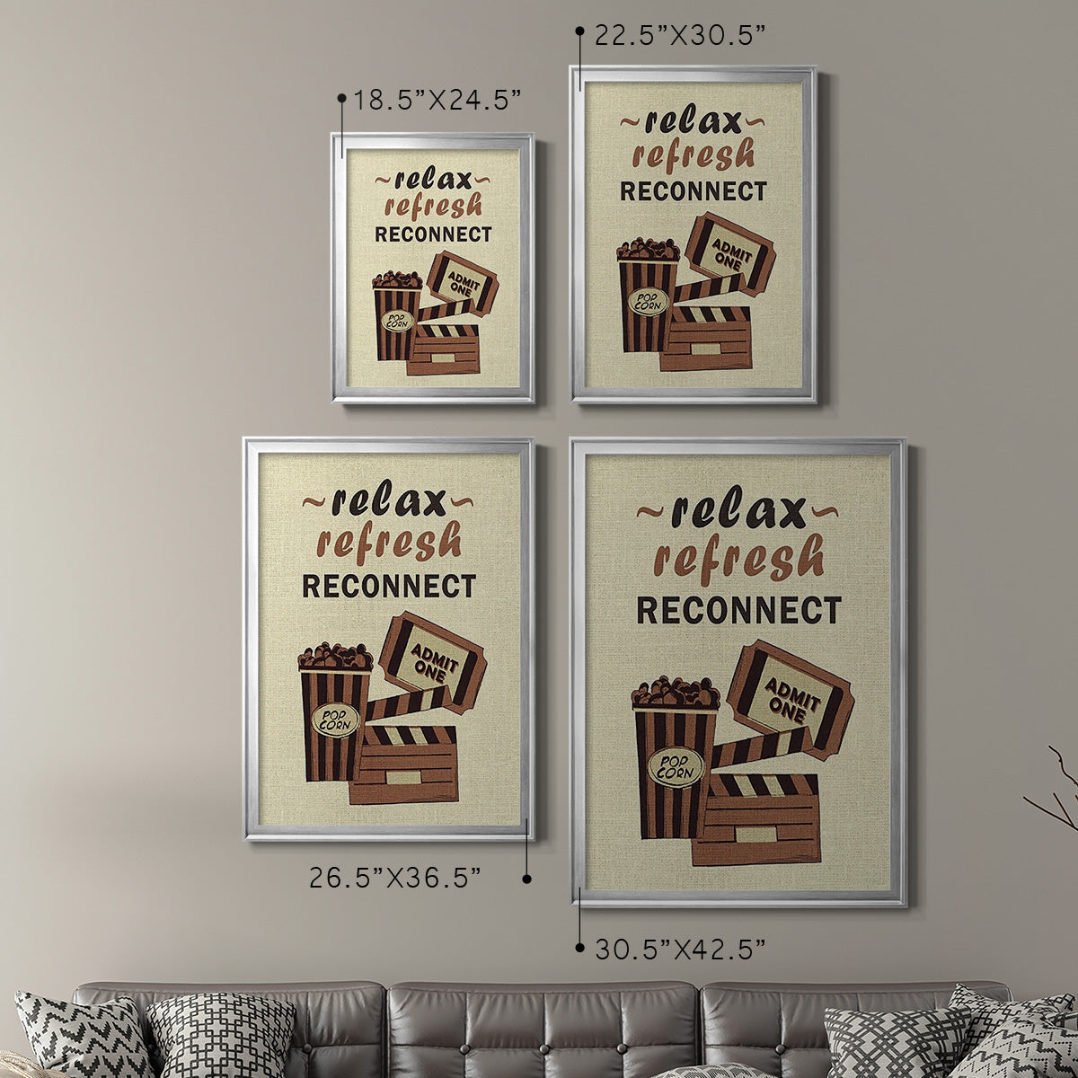 Movie Time IV Premium Framed Print - Ready to Hang