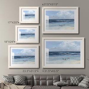 Beach Trio-Premium Framed Print - Ready to Hang