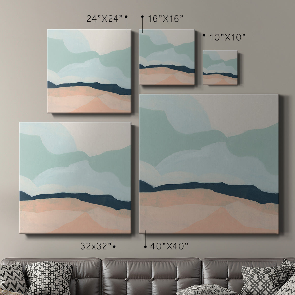 Simplescape III-Premium Gallery Wrapped Canvas - Ready to Hang