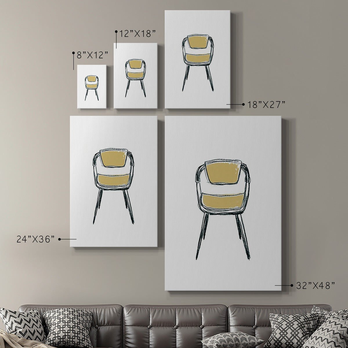 Take a Seat II Premium Gallery Wrapped Canvas - Ready to Hang