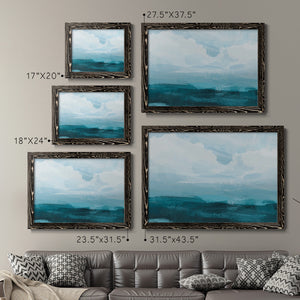 Azure Rising III-Premium Framed Canvas - Ready to Hang