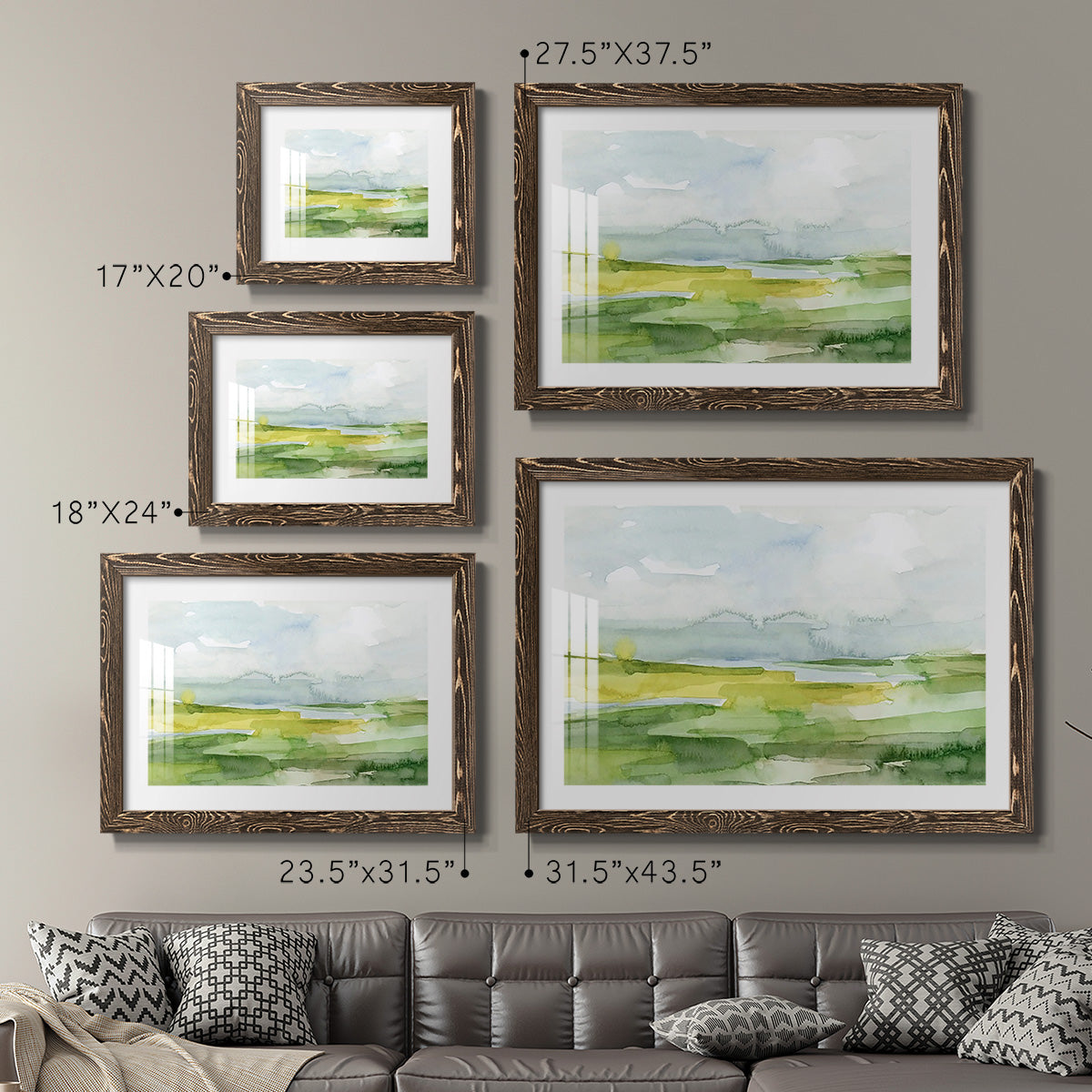 Watery Lowlands II-Premium Framed Print - Ready to Hang