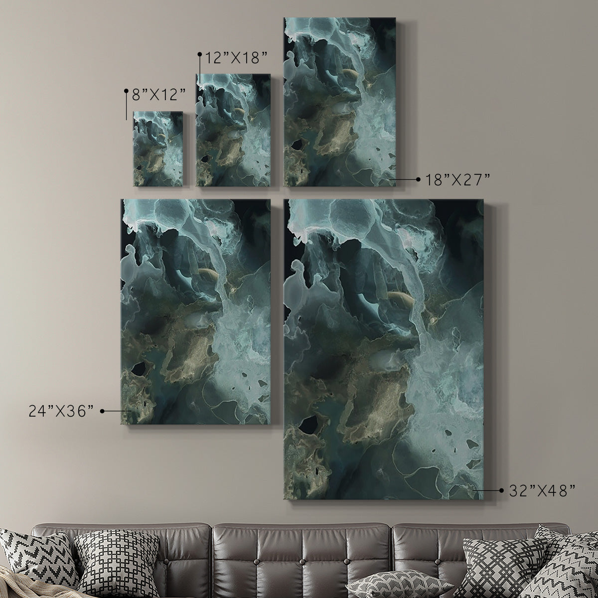 Gilded Spector II Premium Gallery Wrapped Canvas - Ready to Hang
