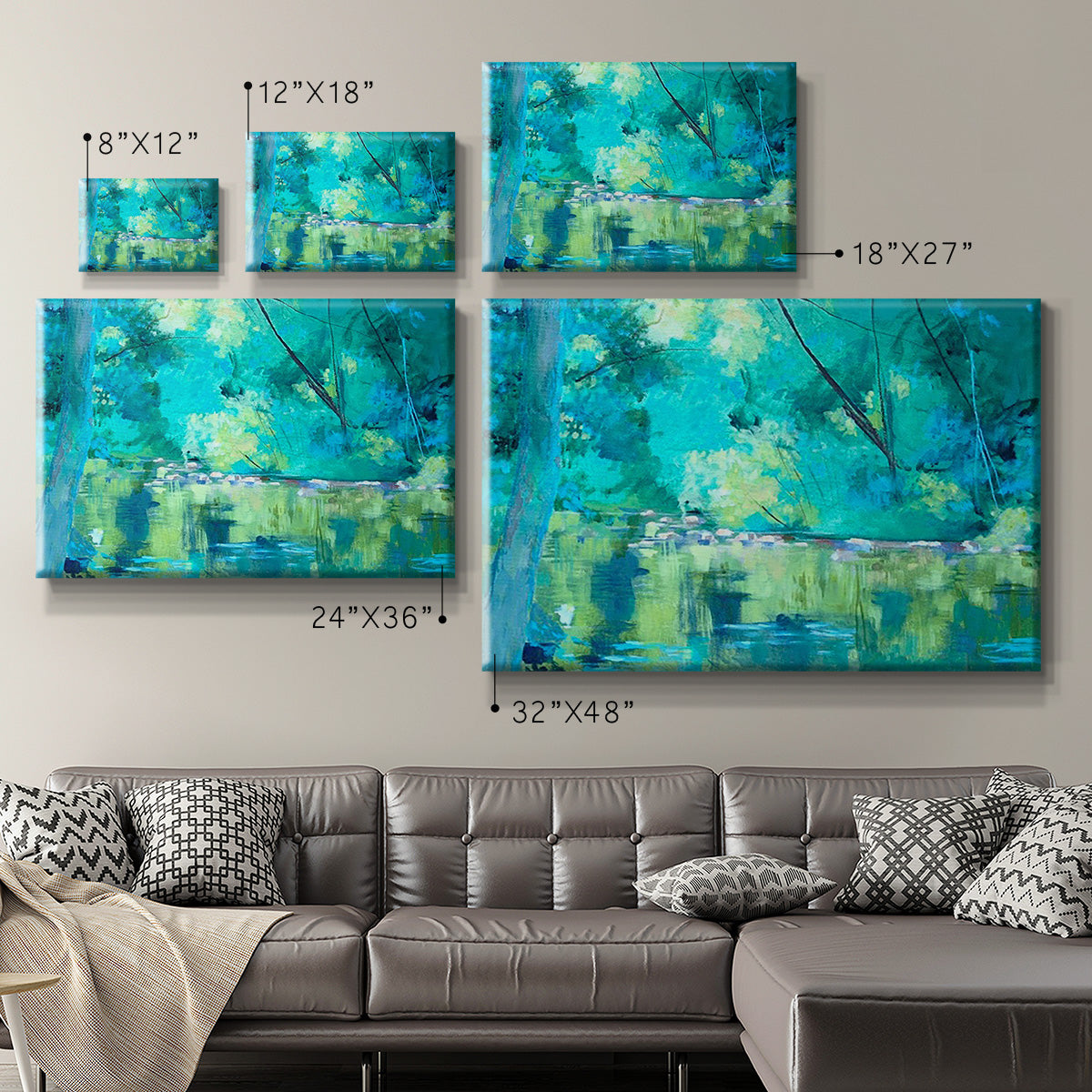 Housatonic River Premium Gallery Wrapped Canvas - Ready to Hang