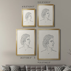 Greek Busts I Premium Framed Print - Ready to Hang