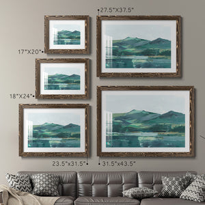 Green Grey Mountains II-Premium Framed Print - Ready to Hang