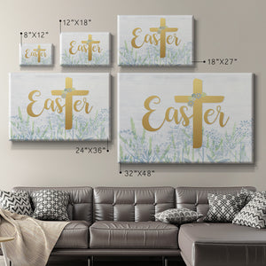 Easter Wildflowers Premium Gallery Wrapped Canvas - Ready to Hang