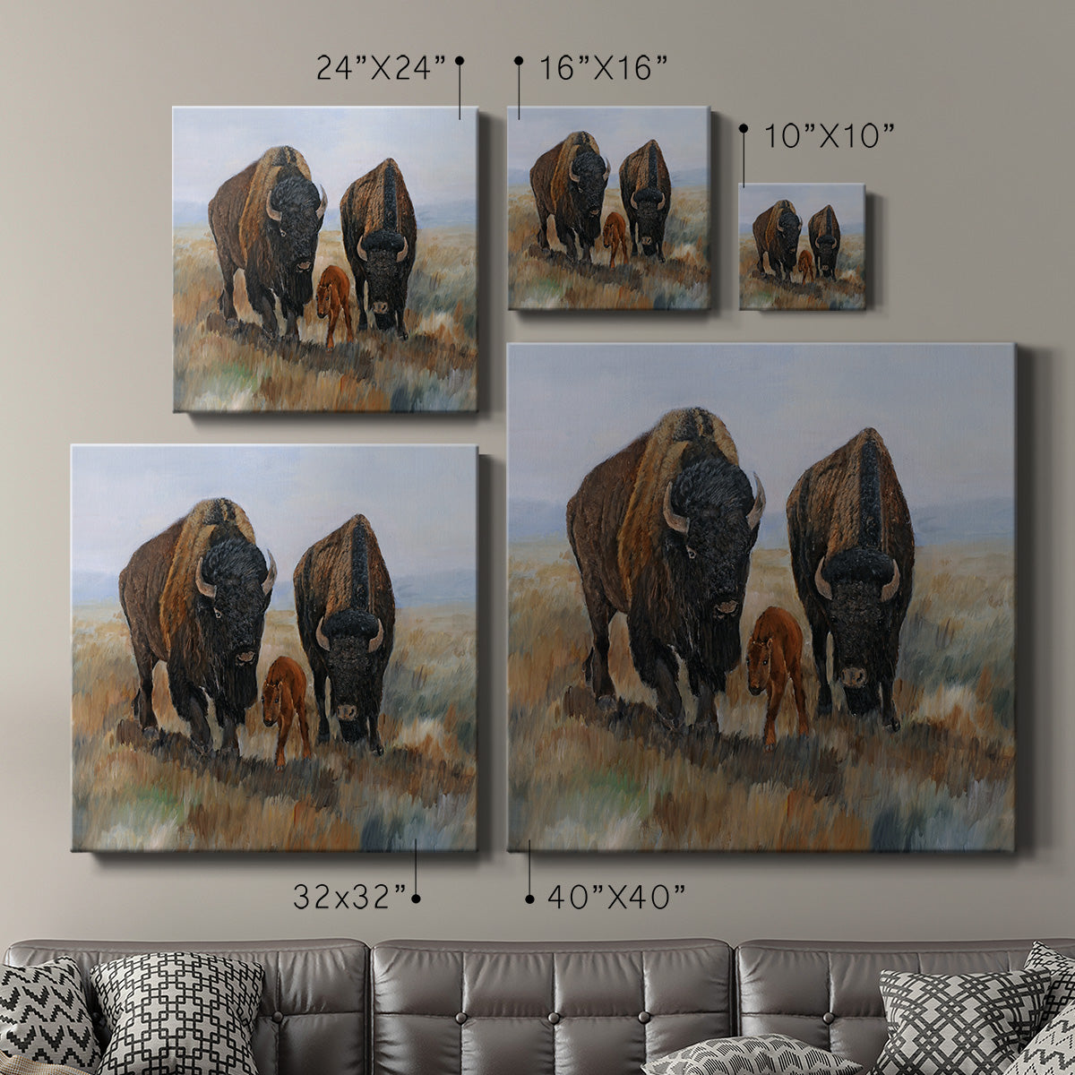 Family Affair II-Premium Gallery Wrapped Canvas - Ready to Hang
