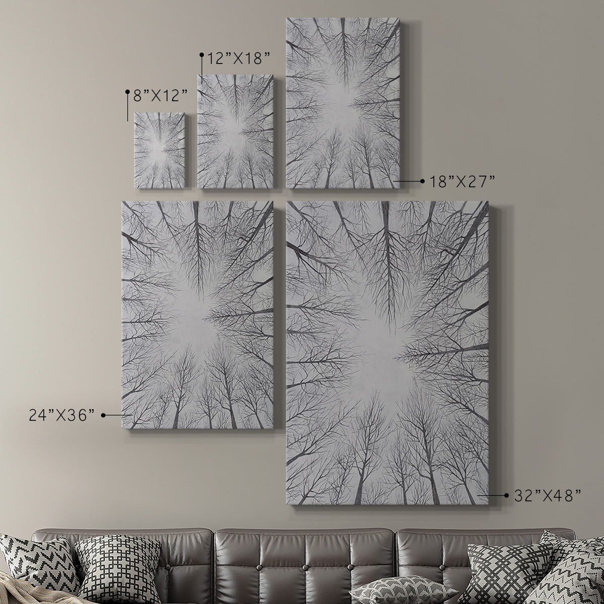 Deciduous Canopy I Premium Gallery Wrapped Canvas - Ready to Hang