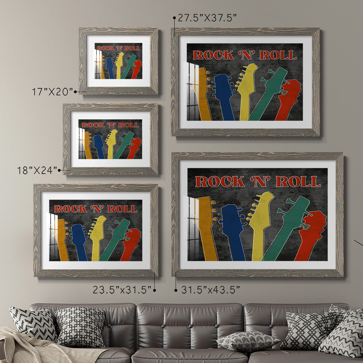 Rock and Roll-Premium Framed Print - Ready to Hang