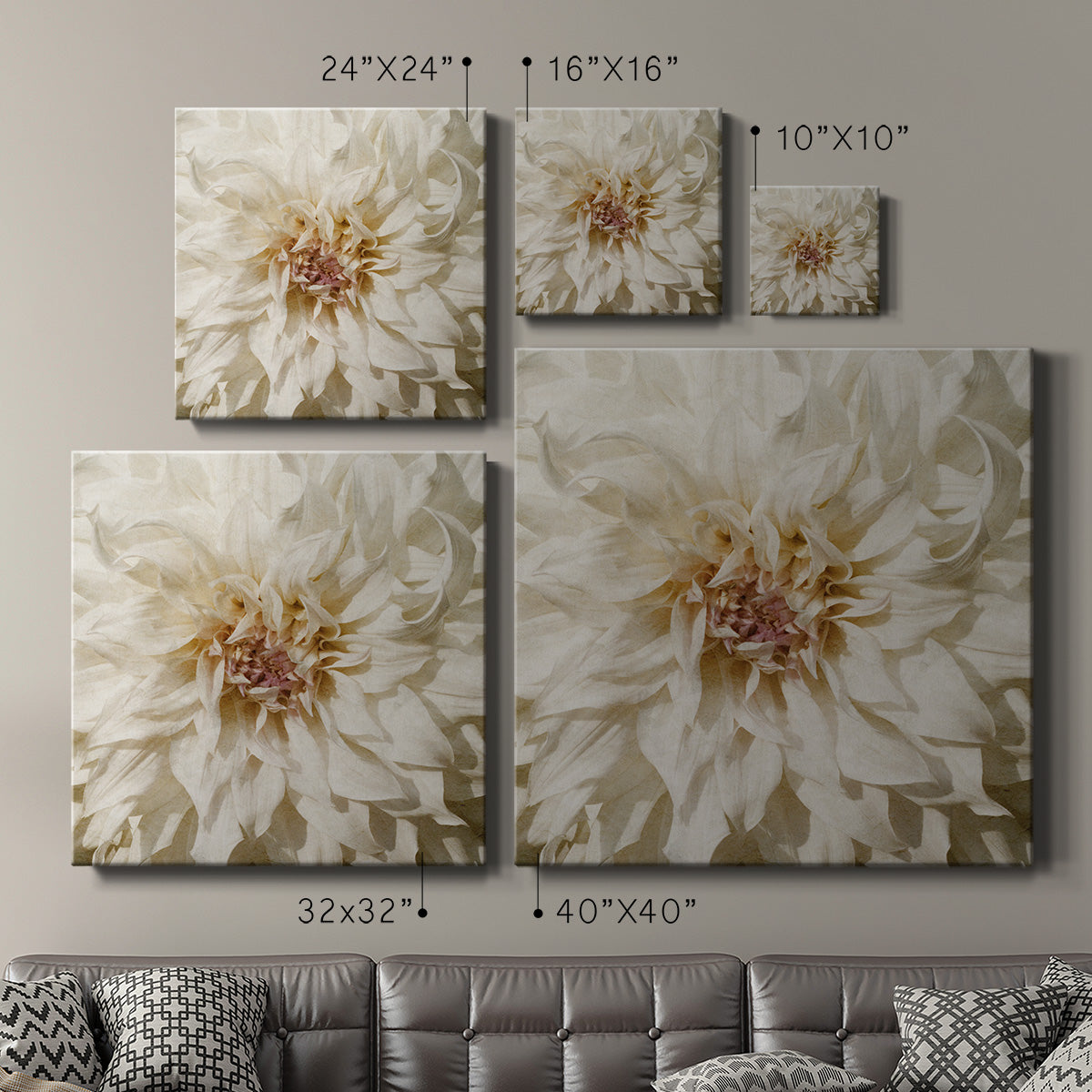 Wall Flower VIII-Premium Gallery Wrapped Canvas - Ready to Hang