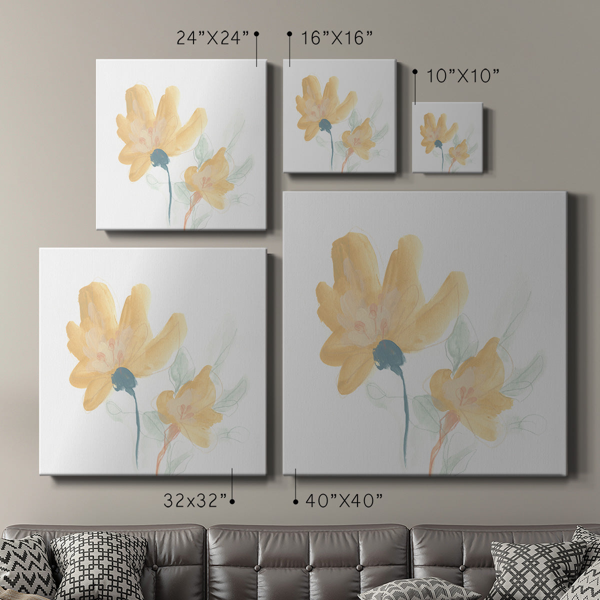 Petite Petals IV-Premium Gallery Wrapped Canvas - Ready to Hang
