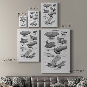 Industrial Flight Premium Gallery Wrapped Canvas - Ready to Hang