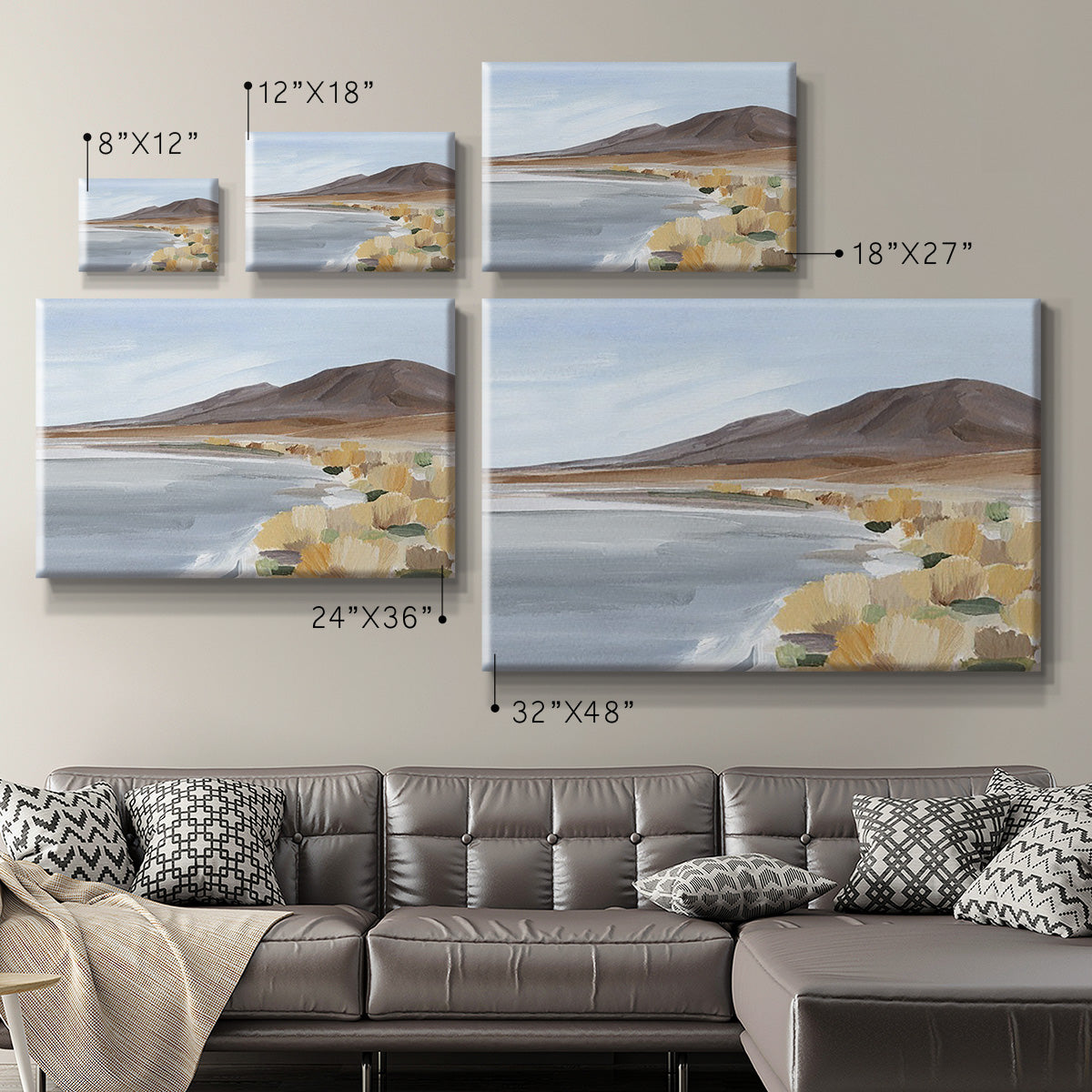 Desert Oasis Study I Premium Gallery Wrapped Canvas - Ready to Hang