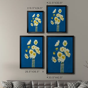 Ice Poppies Premium Framed Print - Ready to Hang