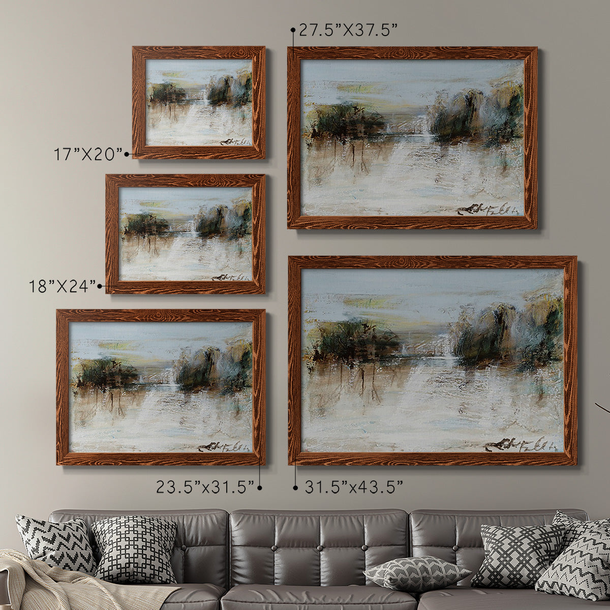 Wintery Horizon I-Premium Framed Canvas - Ready to Hang