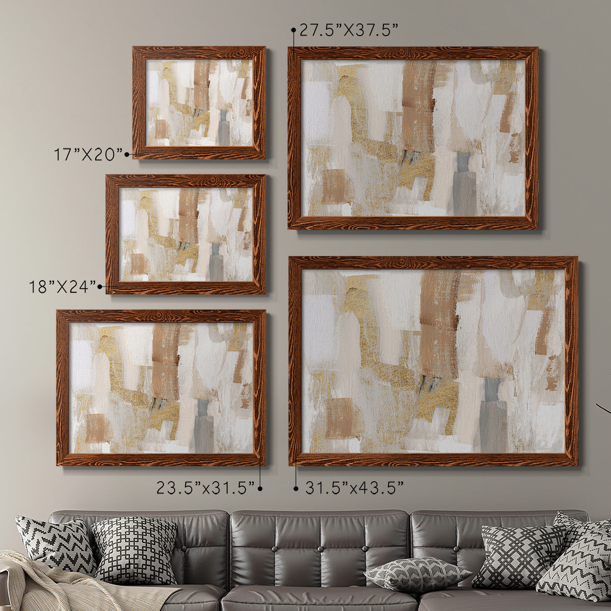 Gold Quartz I-Premium Framed Canvas - Ready to Hang