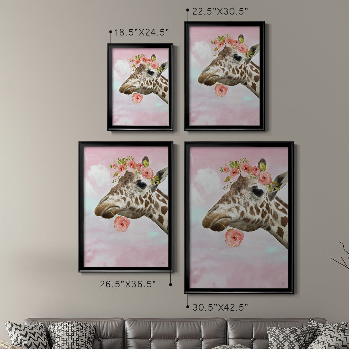 Floral Fun II Premium Framed Print - Ready to Hang