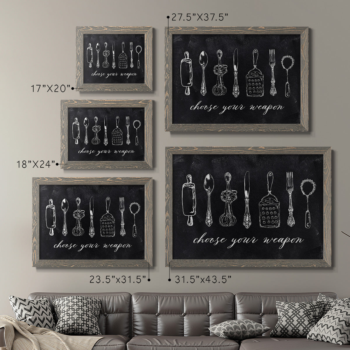 Choose Your Weapon-Premium Framed Canvas - Ready to Hang