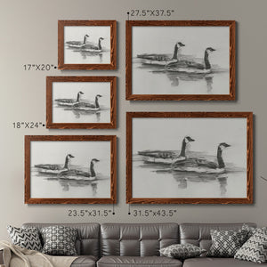 Geese Study I-Premium Framed Canvas - Ready to Hang