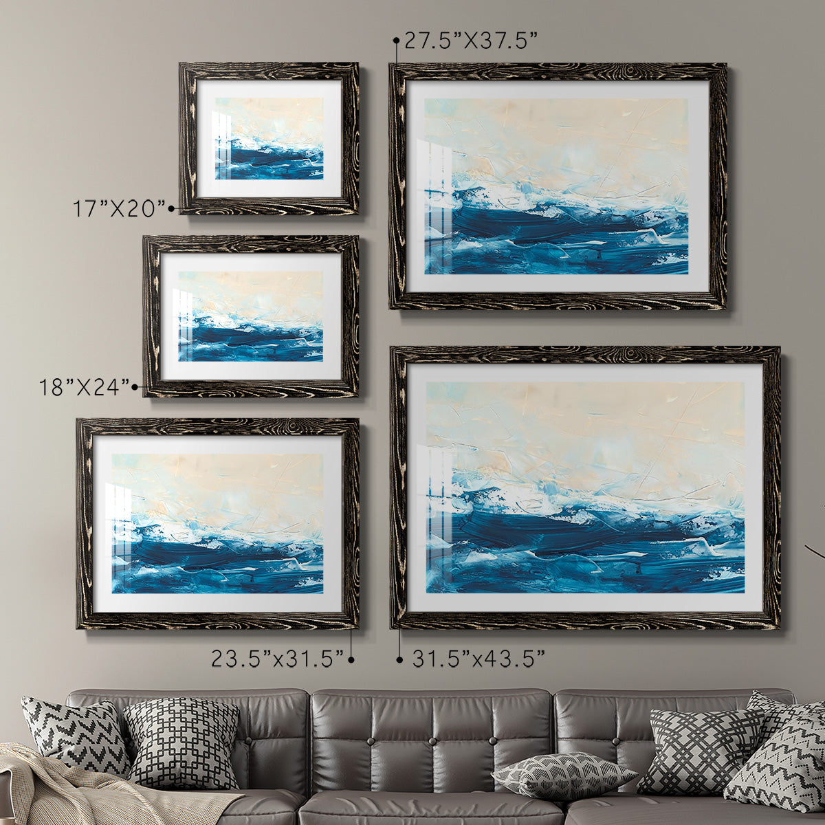 Wave after Wave III-Premium Framed Print - Ready to Hang