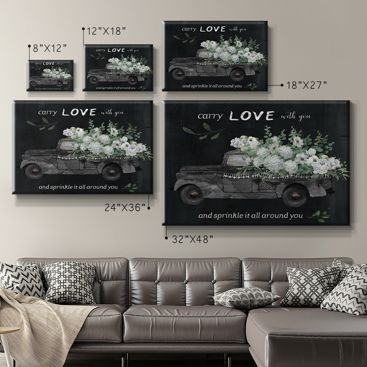 Carry Love Premium Gallery Wrapped Canvas - Ready to Hang