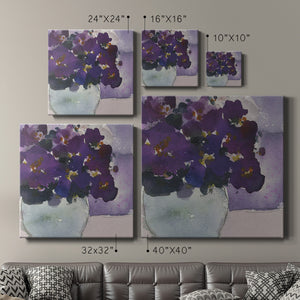 African Violet II-Premium Gallery Wrapped Canvas - Ready to Hang