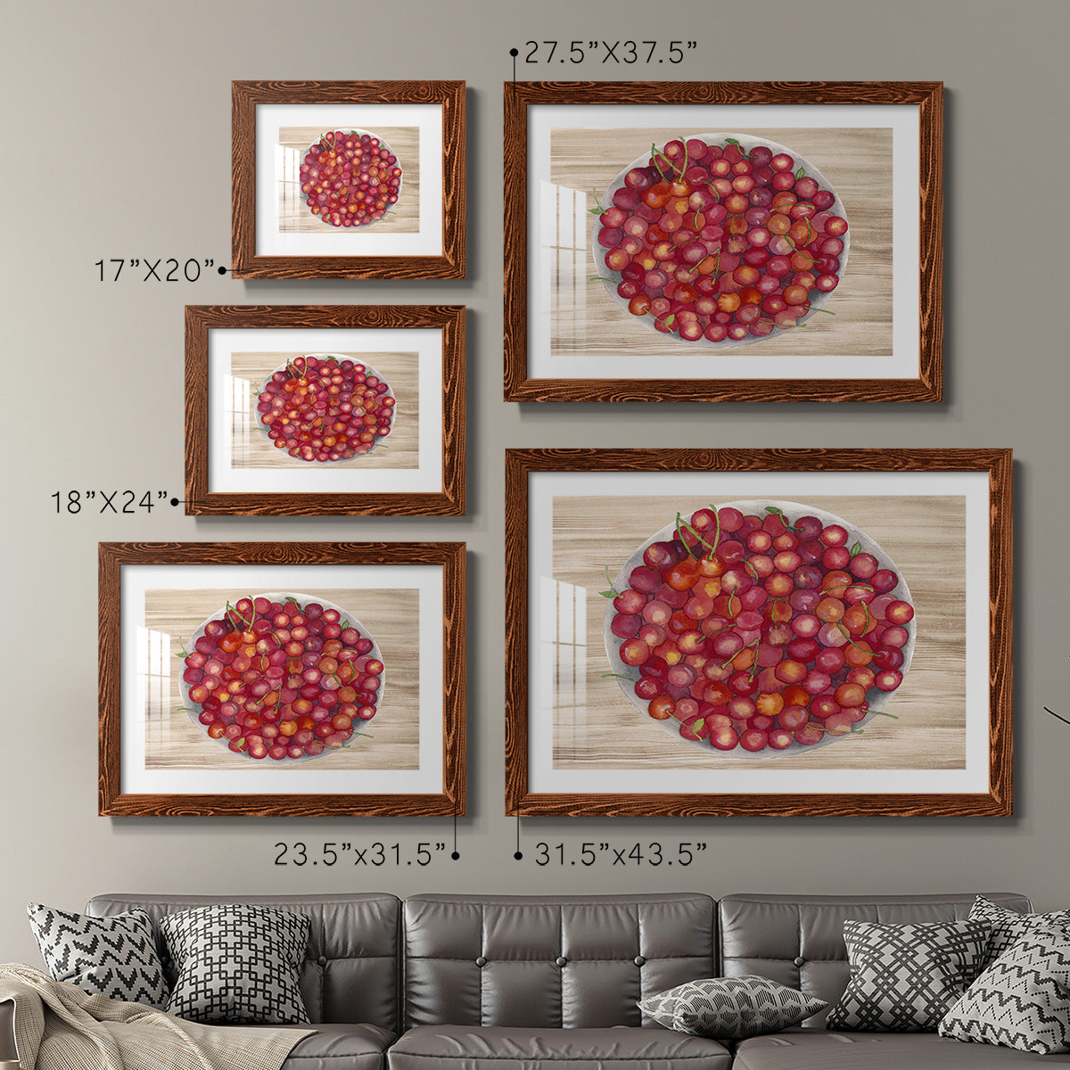 Bowls of Fruit IV-Premium Framed Print - Ready to Hang