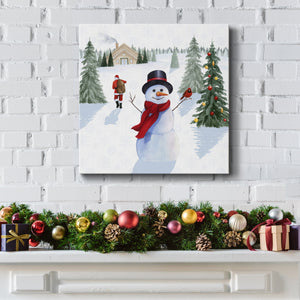 Santa's Snowmen I-Premium Gallery Wrapped Canvas - Ready to Hang