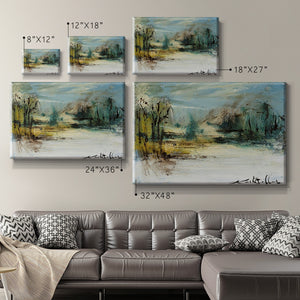 Wintery Horizon II Premium Gallery Wrapped Canvas - Ready to Hang