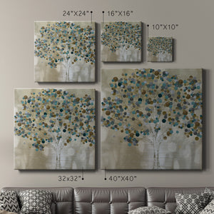 Teal Tree - Canvas Art Print