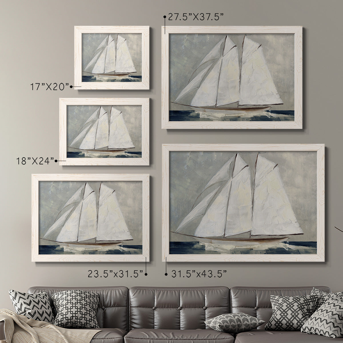 Setting Sail-Premium Framed Canvas - Ready to Hang