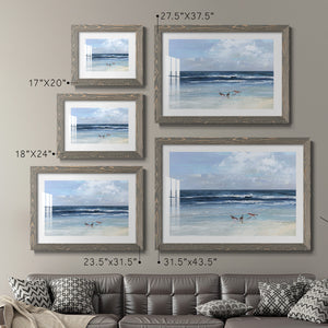 Beach Trio-Premium Framed Print - Ready to Hang