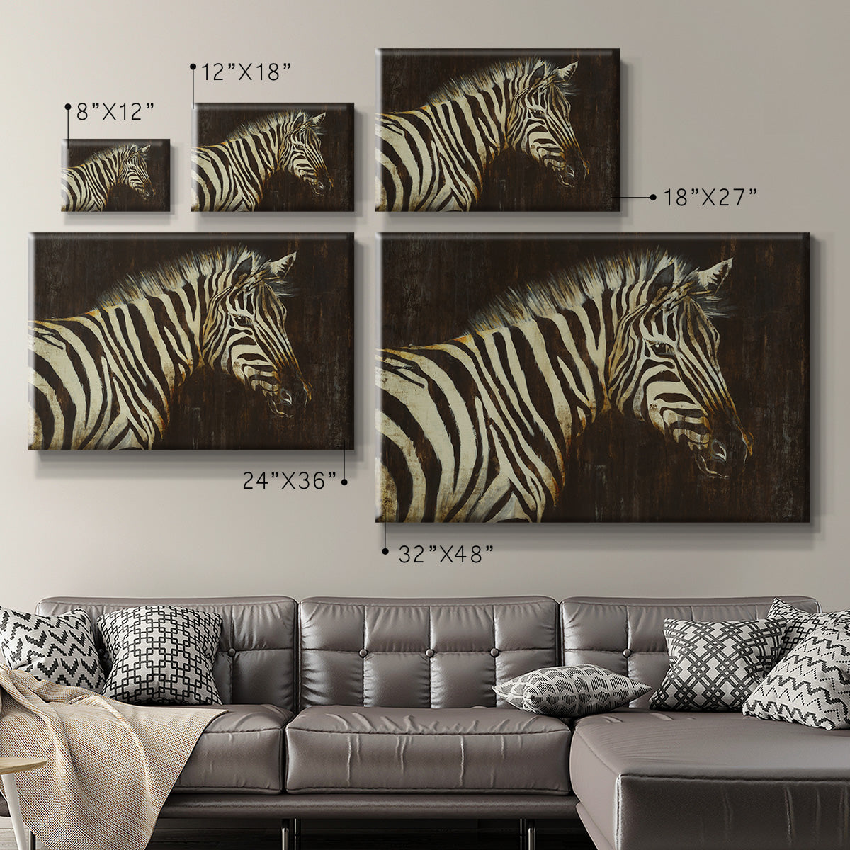 Striped Pajamas Premium Gallery Wrapped Canvas - Ready to Hang
